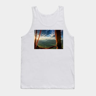 Hot Air Balloon view of Grand Teton Mountain Range Tank Top